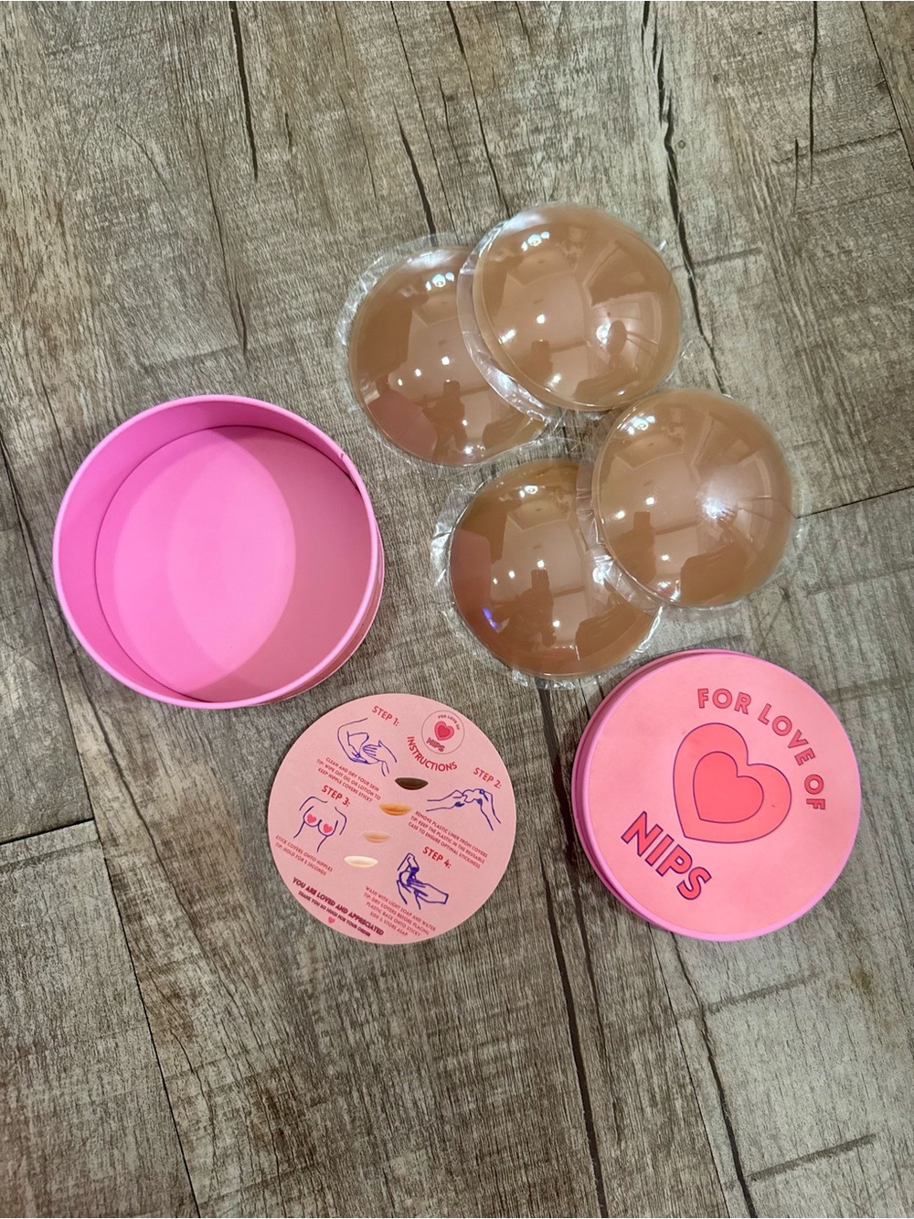 NWT For Love of Nips Silicone Nipple Covers – Reusable Adhesive Bra Alternative
